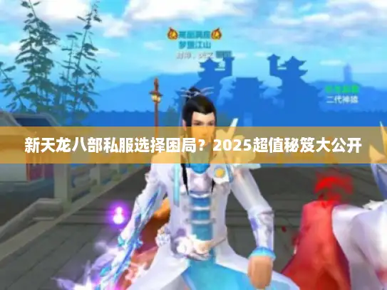 新天龙八部私服选择困局？2025超值秘笈大公开