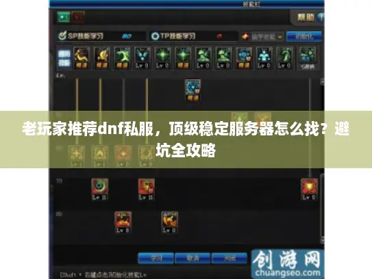 老玩家推荐dnf私服，顶级稳定服务器怎么找？避坑全攻略