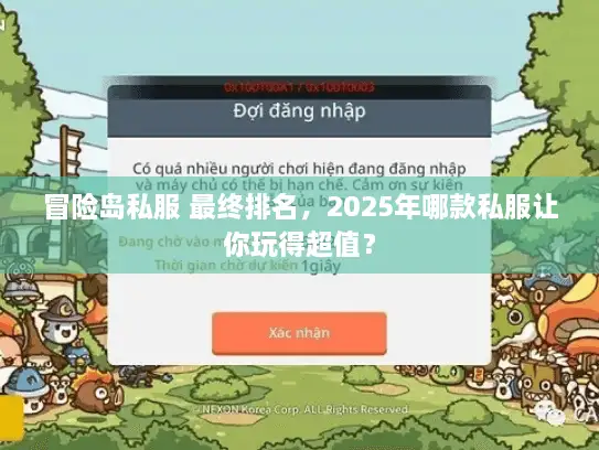 冒险岛私服 最终排名，2025年哪款私服让你玩得超值？