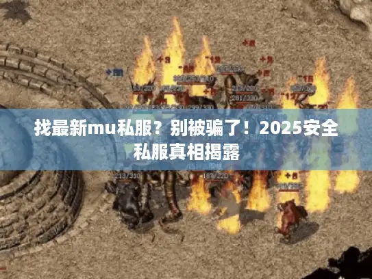 找最新mu私服？别被骗了！2025安全私服真相揭露