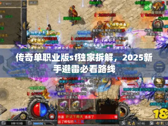 传奇单职业版sf独家拆解，2025新手避雷必看路线