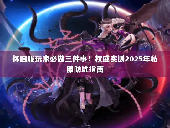 怀旧服玩家必做三件事！权威实测2025年私服防坑指南