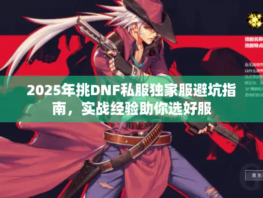 2025年挑DNF私服独家服避坑指南，实战经验助你选好服