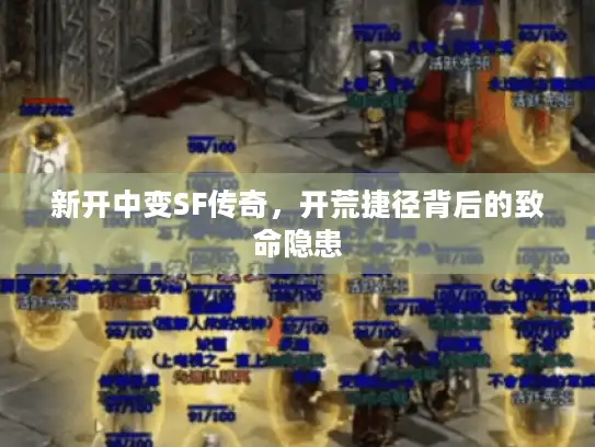 新开中变SF传奇，开荒捷径背后的致命隐患