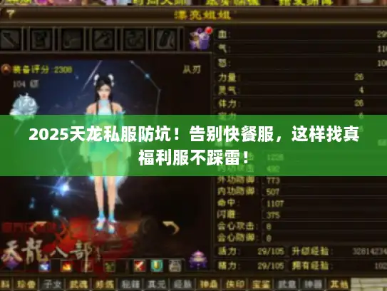 2025天龙私服防坑！告别快餐服，这样找真福利服不踩雷！