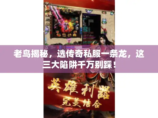 老鸟揭秘，选传奇私服一条龙，这三大陷阱千万别踩！