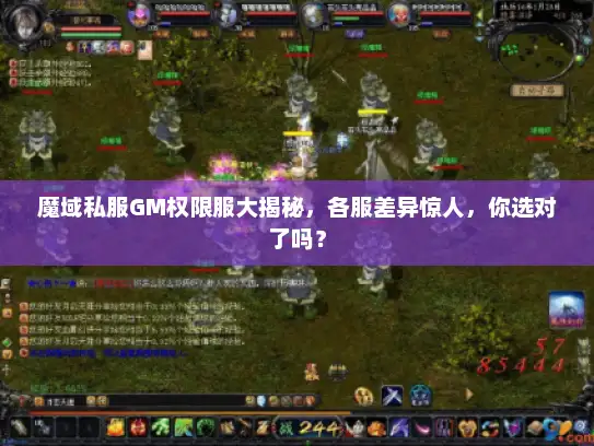 魔域私服GM权限服大揭秘，各服差异惊人，你选对了吗？