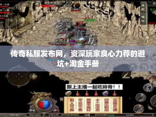 传奇私服发布网，资深玩家良心力荐的避坑+淘金手册