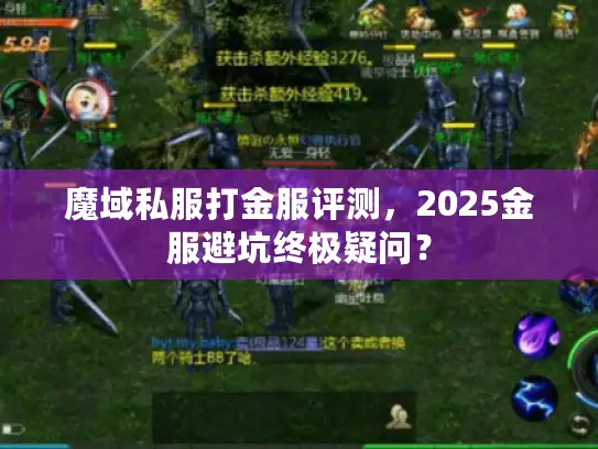 魔域私服打金服评测，2025金服避坑终极疑问？