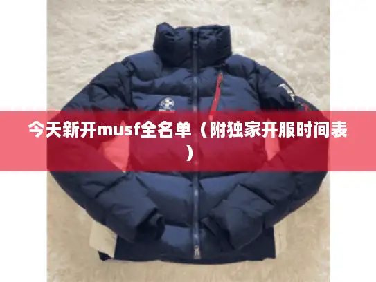 今天新开musf全名单(附独家开服时间表) 今天新开musf全名单(附独家开服时间表)