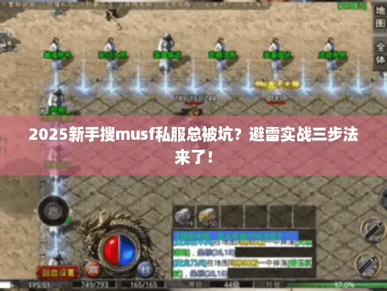2025新手搜musf私服总被坑？避雷实战三步法来了！