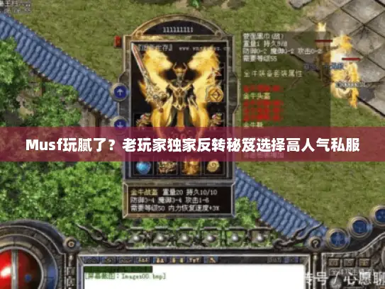 Musf玩腻了？老玩家独家反转秘笈选择高人气私服