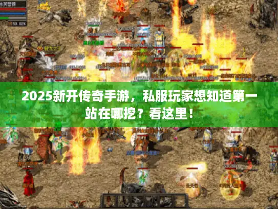 2025新开传奇手游，私服玩家想知道第一站在哪挖？看这里！