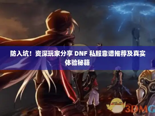 防入坑！资深玩家分享 DNF 私服靠谱推荐及真实体验秘籍