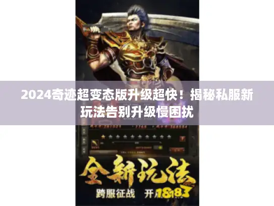 2024奇迹超变态版升级超快！揭秘私服新玩法告别升级慢困扰
