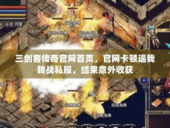 三剑客传奇官网首页，官网卡顿逼我转战私服，结果意外收获