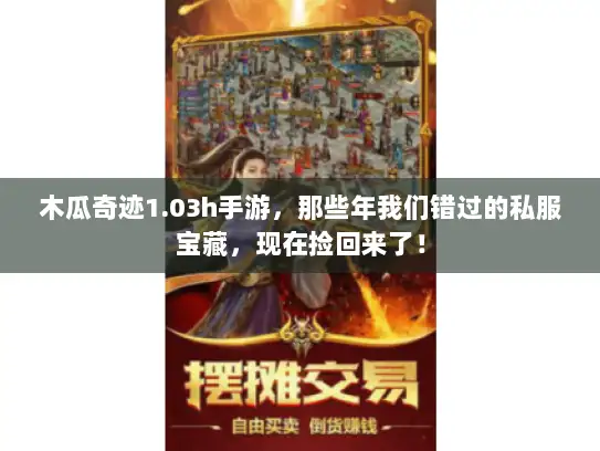 木瓜奇迹1.03h手游，那些年我们错过的私服宝藏，现在捡回来了！