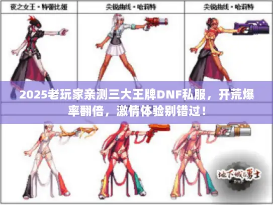 2025老玩家亲测三大王牌DNF私服，开荒爆率翻倍，激情体验别错过！