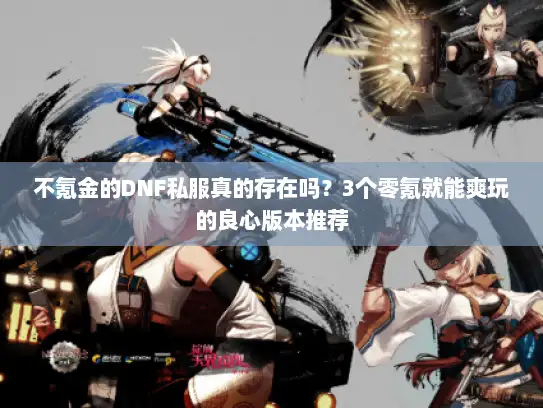 不氪金的DNF私服真的存在吗？3个零氪就能爽玩的良心版本推荐