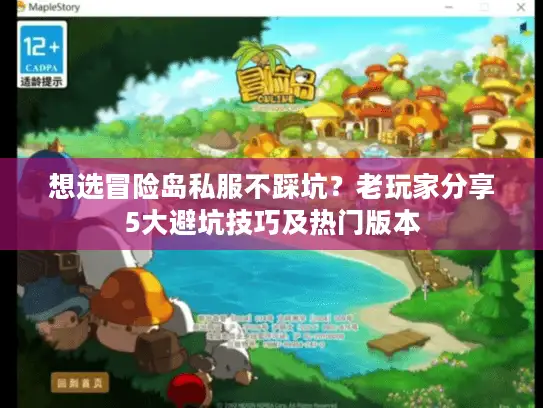 想选冒险岛私服不踩坑？老玩家分享5大避坑技巧及热门版本