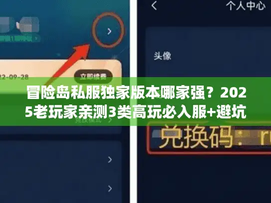 冒险岛私服独家版本哪家强？2025老玩家亲测3类高玩必入服+避坑技巧