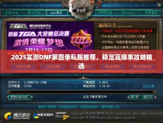2025实测DNF第四季私服推荐，稳定高爆率攻略精选