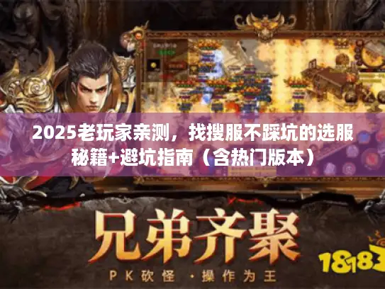 2025老玩家亲测，找搜服不踩坑的选服秘籍+避坑指南（含热门版本）