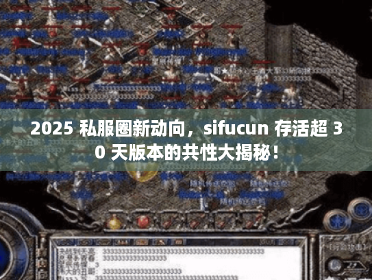 2025 私服圈新动向，sifucun 存活超 30 天版本的共性大揭秘！