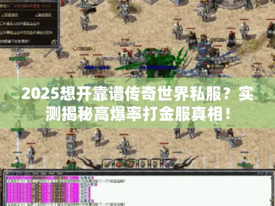 2025想开靠谱传奇世界私服？实测揭秘高爆率打金服真相！