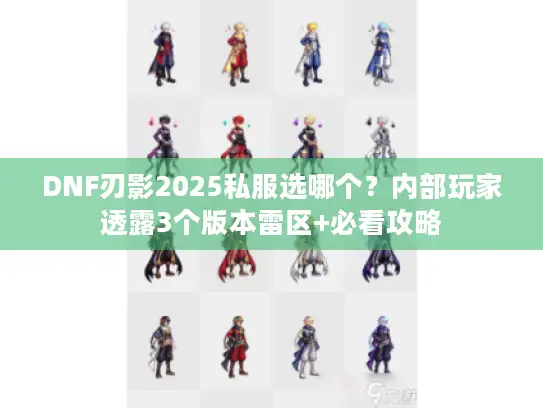 DNF刃影2025私服选哪个？内部玩家透露3个版本雷区+必看攻略