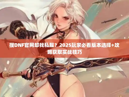 搜DNF官网却找私服？2025玩家必看版本选择+攻略获取实战技巧
