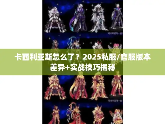 卡西利亚斯怎么了？2025私服/官服版本差异+实战技巧揭秘