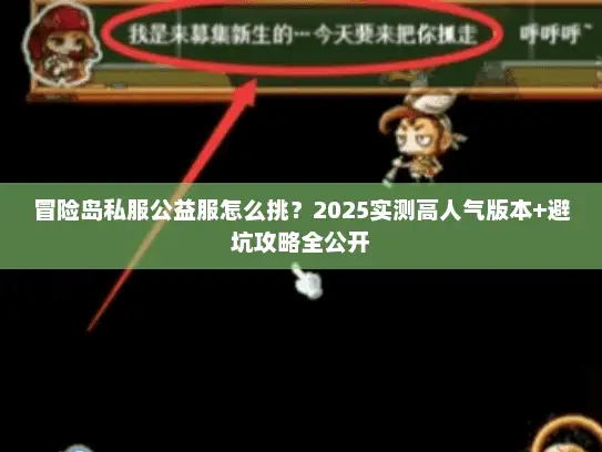 冒险岛私服公益服怎么挑？2025实测高人气版本+避坑攻略全公开