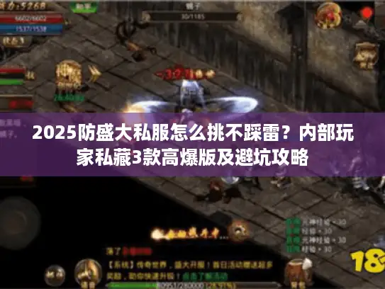 2025防盛大私服怎么挑不踩雷？内部玩家私藏3款高爆版及避坑攻略