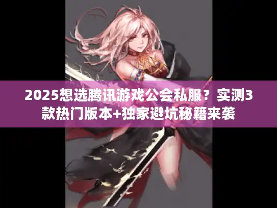 2025想选腾讯游戏公会私服？实测3款热门版本+独家避坑秘籍来袭