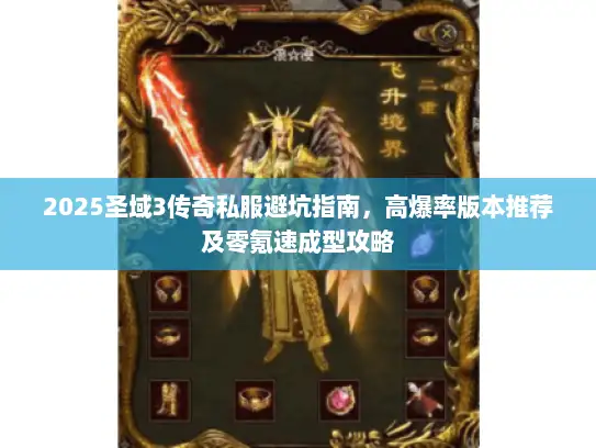 2025圣域3传奇私服避坑指南，高爆率版本推荐及零氪速成型攻略