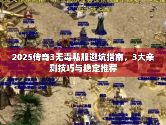 2025传奇3无毒私服避坑指南，3大亲测技巧与稳定推荐