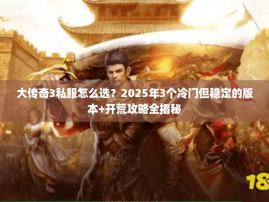 大传奇3私服怎么选？2025年3个冷门但稳定的版本+开荒攻略全揭秘