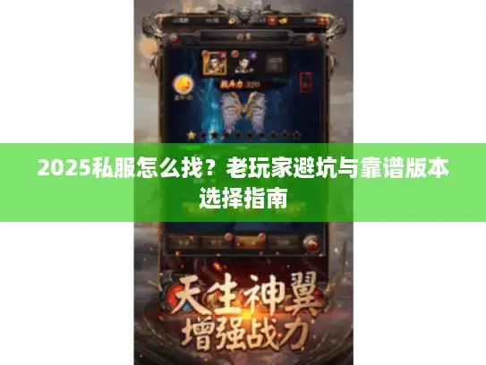 2025私服怎么找？老玩家避坑与靠谱版本选择指南