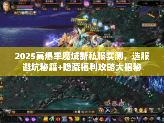 2025高爆率魔域新私服实测，选服避坑秘籍+隐藏福利攻略大揭秘