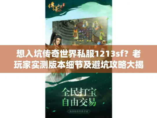 想入坑传奇世界私服1213sf？老玩家实测版本细节及避坑攻略大揭秘