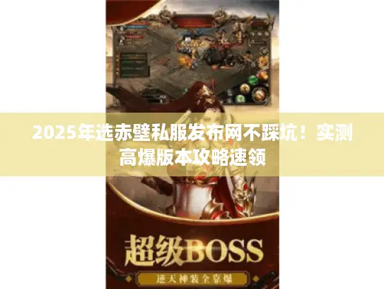 2025年选赤壁私服发布网不踩坑！实测高爆版本攻略速领