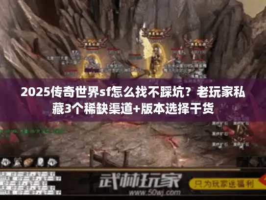 2025传奇世界sf怎么找不踩坑？老玩家私藏3个稀缺渠道+版本选择干货