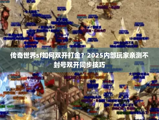 传奇世界sf如何双开打金？2025内部玩家亲测不封号双开同步技巧