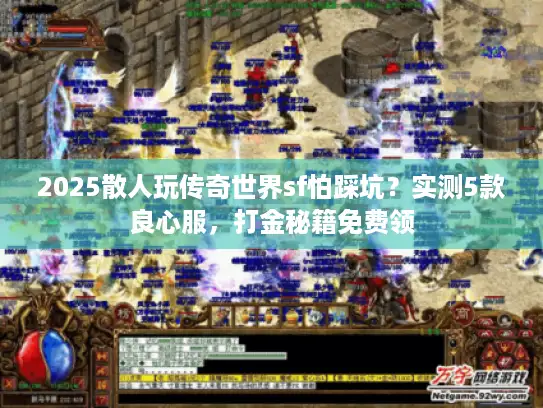 2025散人玩传奇世界sf怕踩坑？实测5款良心服，打金秘籍免费领