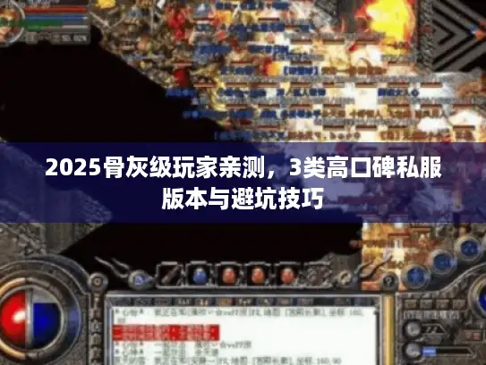 2025骨灰级玩家亲测，3类高口碑私服版本与避坑技巧