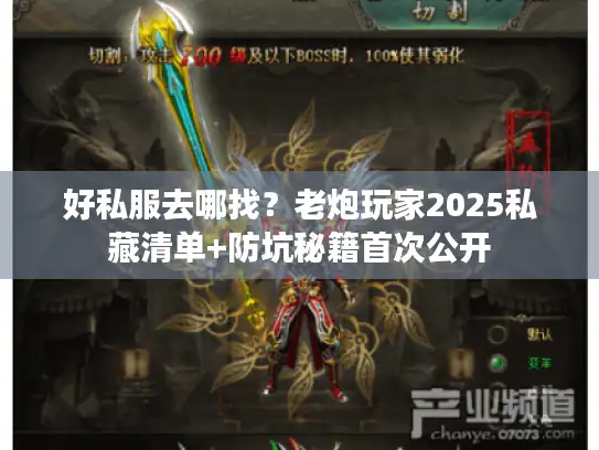 好私服去哪找？老炮玩家2025私藏清单+防坑秘籍首次公开
