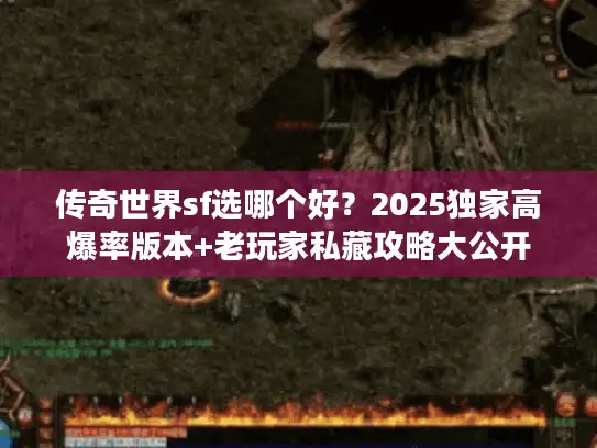 传奇世界sf选哪个好？2025独家高爆率版本+老玩家私藏攻略大公开