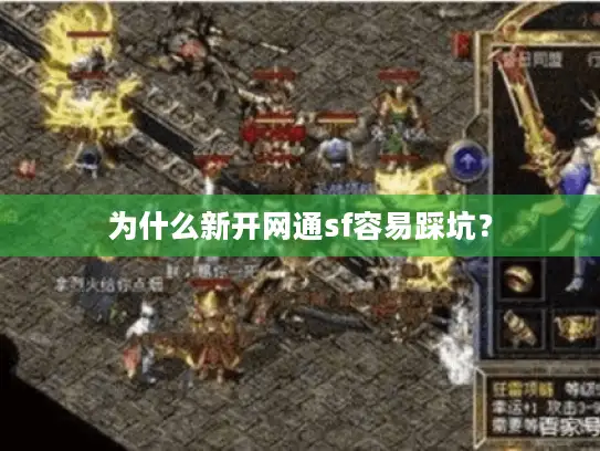 为什么新开网通sf容易踩坑？
