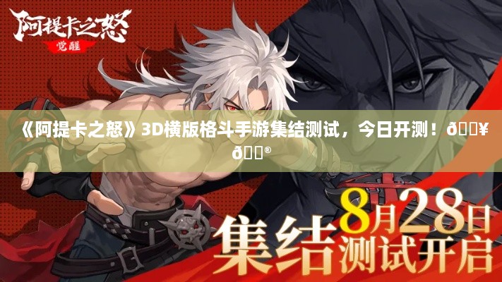 《阿提卡之怒》3D横版格斗手游集结测试，今日开测！🔥🎮